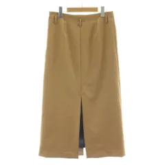 ランバンオンブルー LANVIN en Bleu スカート 38 ベージュ ロング丈 スリット タイトシルエット 3396517 /DUのサムネイル