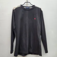 BURBERRY バーバリー ロゴ刺繍 ショール ノヴァチェック ロングスリーブ 長袖Tシャツ M (M) ユニセックスのサムネイル