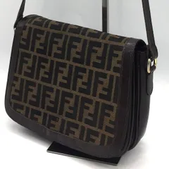 FENDI フェンディ ショルダーバッグ メッセンジャーバッグ FFロゴ ズッカ柄 レザー キャンバス生地のサムネイル