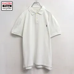 00s J.CREW 無地 鹿の子 半袖ポロシャツ メンズ 表記Lサイズのサムネイル