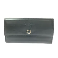 【現状渡し品】 S.BULGARI ブルガリ LONG WALLET BLACK 長財布 コレツィオーネ 初期ロゴ 【181-260806-su-06-tagh】のサムネイル