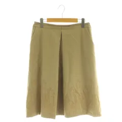 トラサルディ TRUSSARDI タックスカート ロング フロッキー 40 ベージュ /MY ■OS ■ECC001のサムネイル