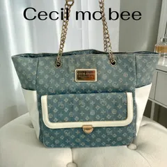 Cecil McBee セシルマクビー デニム トートバッグ チェーン ショルダーのサムネイル