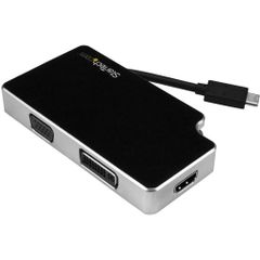 StarTech.com USB Type-C 연결 멀티 디스플레이 어댑터 USB-C - VGA/DVI/HDMI 4K 대응 CDPVGDVHDB