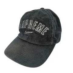 22 SUPREME Supreme シュプリーム NIKE ナイキ Arc Couduroy ６ Panel Cap コーデュロイキャップ ブラック系 コーデュロイ G00251のサムネイル