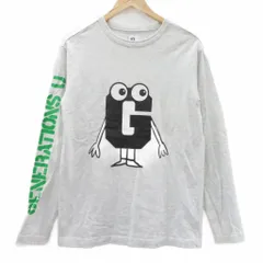 ゲス GUESS Tシャツ カットソー XS 白 ホワイト 長袖 ラウンドネック プリント /YS9 ■ECC004のサムネイル