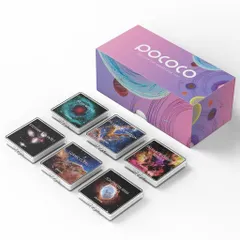 POCOCO プラネタリウム 家庭用 スタープロジェクターライト専用 交換用5K超高透過光学ディスク(95%)200万画素対応 星空・銀河再現ディスク タイマー機能付きライトに最適 おしゃれ インテリ…のサムネイル