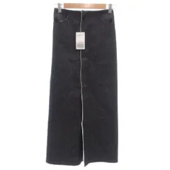 プラージュ Plage リアム RIAM タグ付き タイトスカート デニム 34 ストレッチ ロング マキシ丈 ポケット付き インディゴブルー /KB ■GY62のサムネイル