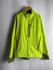 mont-bell モンベル ソフトシェルジャケット ストレッチジャケット ライムグリーン メンズ アウトドアのサムネイル