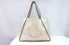 【233744】Stella McCartney ステラ マッカートニー ロゴ ラージトートバッグ エコソフトアルターナッパ パンチングロゴのサムネイル