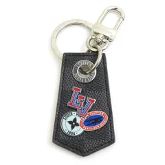 ルイ ヴィトン LOUIS VUITTON キーリング  チャーム ダミエ グラフィット ポルトクレ アンシャッペ LVリーグ M62754のサムネイル