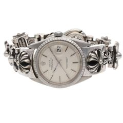 クロムハーツ Ref.1603/デイトジャスト CHX Hリンククリップブレスレット腕時計 メンズのサムネイル