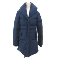 マウジー MOUSSY ダウンコート ハーフ丈 2 紺 ネイビー ボリュームネック キルティング /SD ■GY74のサムネイル