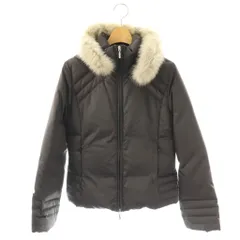 ブラック バイ マウジー BLACK by moussy ダウンジャケット 1 黒 ブラック ファー付き フード付き 00-4069-53 /GG ■ECD002のサムネイル