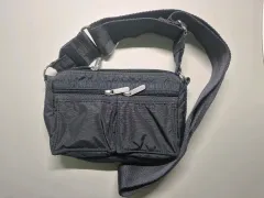 LeSportsac ダブル ポケット クロスバッグ (ディープ シー ブルー)のサムネイル