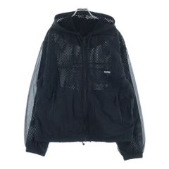 STUSSY (ステューシー) 26SS LAYERED MESH REVERSIBLE JACKET メッシュリバーシブル ジャケット パーカー フーディー ナイロン ジップアップ ブラック 115933のサムネイル