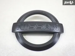 【再塗装済!】 日産 純正加工 Z12 キューブ リア リヤ バック エンブレム ロゴ エンブレム ツヤ無し黒 90889-1FA0A 1個 棚9-4-Eのサムネイル