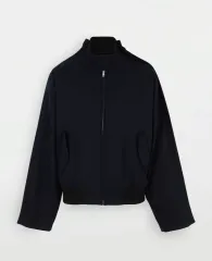 メゾンマルジェラ 19aw バーチェン ウール アウトライン ブルゾン ネイビー 52のサムネイル
