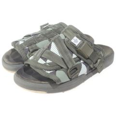 VISVIM (ヴィスヴィム) 09AW F.I.L.OPEN限定 CHRISTO クリスト パッチワーク ベルトストラップ サンダル カーキのサムネイル