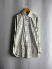 BURBERRY BLACK LABEL バーバリーブラックレーベル ドレスシャツ 長袖 チェック サイズ40 ホースロゴ メンズ Lのサムネイル
