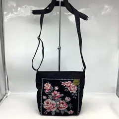 7224 【未使用保管品】FEILER フェイラー トートバッグ 花柄 ブラック ハンドバッグ レディース ナイロンxシュニール織のサムネイル