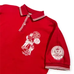 Captain Santa キャプテンサンタ Golf Club ゴルフ プリント 半袖 ポロシャツ サイズ S /レッド系 日本製 男女でものサムネイル