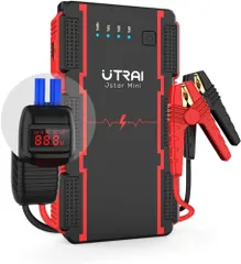 UTRAI ジャンプスターター 12V車用 瞬間最大出力2500A 7.5Lガソリンエンジン車 / 5.5Lディーゼル車対応 バッテリー ブースター スマートブースターケーブル 機能 LED緊急ライト 安全保護システム PSE承認済み★ d3c28760のサムネイル
