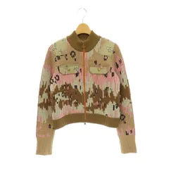ディーゼル DIESEL M-AGGY KNITWEAR ジップアップニットジャケット ブルゾン S ベージュ マルチカラー /CX ■OSのサムネイル