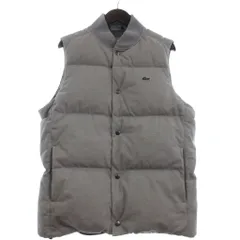 ラコステ LACOSTE ダウンベスト ピケ ロゴ BH101LJ グレー Mのサムネイル