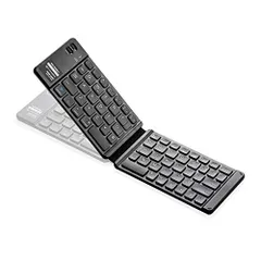 サンワダイレクト キーボード Bluetooth 折り畳み iPad・iPhone専用 軽量134g コンパクト 充電式 3台切替可能 400-SKB061ym 567433b7のサムネイル