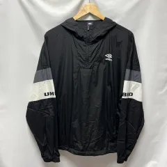 正規品 M アンブロ トレーナー ウーブン ブラック 軽量 ウィンドブレーカー Anorak（アノラック） ハーフジップのサムネイル