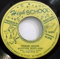 7” Winston Scotland / Max Brown,  Power Skank / Any Man Can Be A Fool NONE HIGH SCHOOL /00080