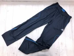 adidas アディダス 切替 ナイロンジャージパンツ トラックパンツ ボトムス 紺 M メンズ ポリエステル100%のサムネイル
