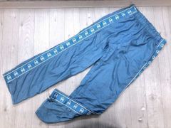 Champion チャンピオン サイドライン 切替 ナイロンジャージパンツ トラックパンツ ボトムス 水色 L メンズ ナイロン100%
