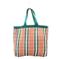 ヌキテパ NE QUITTEZ PAS! パサンドバイ Pasand by Multi Stripe Mesh トートバッグ ハンドバッグ Orange オレンジ ストライプ柄 メッシュ /RI ■OS ■SHのサムネイル