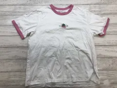 UT UNIQLO ユニクロ 矢沢あいコレクション UT Ai YAZAWA ご近所物語 刺繍 リンガートリム 半袖Tシャツ カットソー 白 XL レディース 綿100%のサムネイル