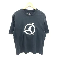 【中古】OFF-WHITE×JORDAN BRAND EMBROIDERY SS TEE L ブラック オフホワイト×ジョーダンブランド[92]のサムネイル