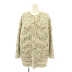 ジャーナルスタンダードレサージュ journal standard L'essage 22AW GIOLICAツイード BIGジャケット ノーカラー アウター ナチュラル グレー 22010370000030 /YMのサムネイル