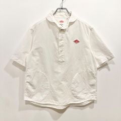 美品✨ ダントン DANTON 丸襟 長袖 シャツ ブラウス 36 男女兼用 
