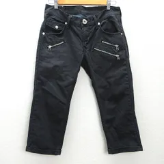 g■リー/Lee クロップドパンツ/08531【30】黒系/men's/77【中古】■のサムネイル