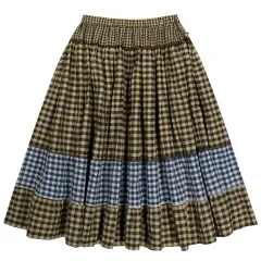 コイセイオ モリ チェック スカート ブラウン coyseio skirt スカートのサムネイル