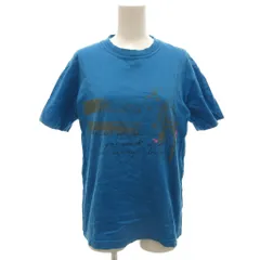 ポールスミスコレクション PAUL SMITH COLLECTION Tシャツ カットソー 半袖 M クルーネック 文字 プリント 青 ブルー /KB ■ECG007のサムネイル