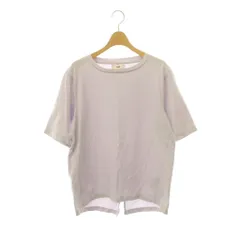 アンフィル unfil organic cotton jersey basic Tee Tシャツ カットソー 半袖 1 ライトパープル /ES ■OSのサムネイル