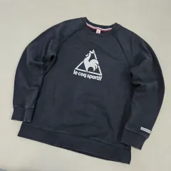 M le coq sportif ビックロゴ スウェット ブラックのサムネイル