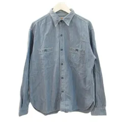 バズリクソンズ BUZZ RICKSON’S シャンブレーシャツ ワークシャツ 長袖 BR25995 ブルー 18-18.5のサムネイル