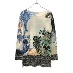 ETRO エトロ ボタニカルペイズリーシルクニットセーター  ミックスカラー Mのサムネイル