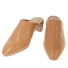 HERMES エルメス レザーミュールサンダル 181052Z ブラウン 37 1/2のサムネイル