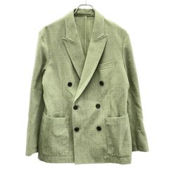 CABaN キャバン ウールリネン ダブルブレストジャケット 59-07-24-07001 グリーン Sのサムネイル