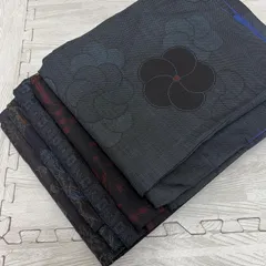 大島紬 着物 正絹 5着 着物まとめ売り リメイク材料 s-893のサムネイル