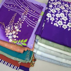 洗える着物 美品多数 化繊 12着 まとめ売り リメイク材料 Y-1386のサムネイル